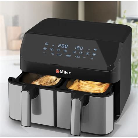 R600 Off On Milex 9l Dual Basket Air Fryer Onedayonly