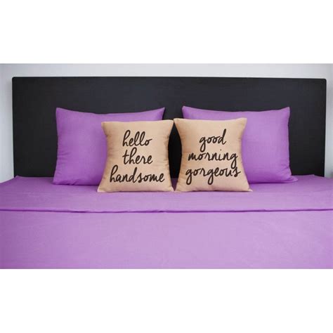 Good Morning Pillow Covers Bellechic