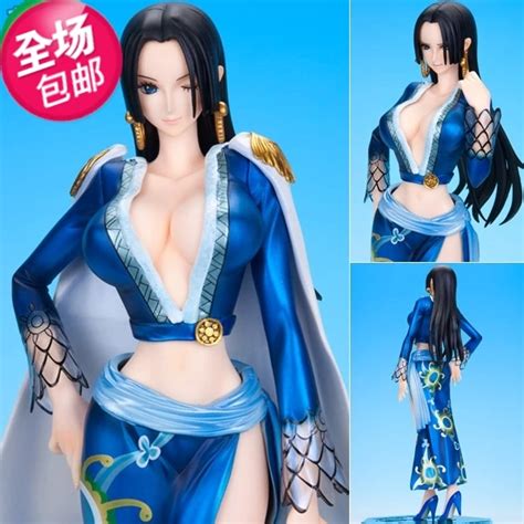 Free Shipping Anime One Piece Boa Hancock Ver Blue Gk Action Figures