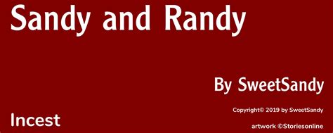 Incest Sex Story Sandy And Randy Chapter 1 By Sweetsandy