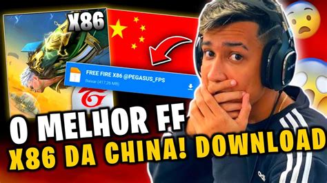 O MELHOR FREE FIRE X86 ATUALIZADO X86 O FREE FIRE MAIS LEVE E MAIS