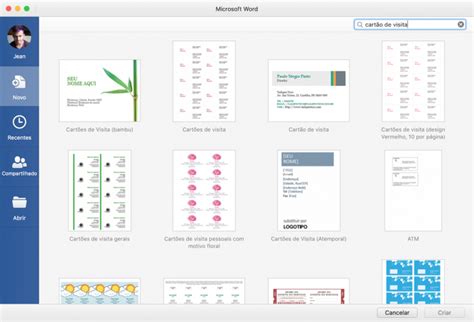 Como Fazer Um Cart O De Visita No Microsoft Word