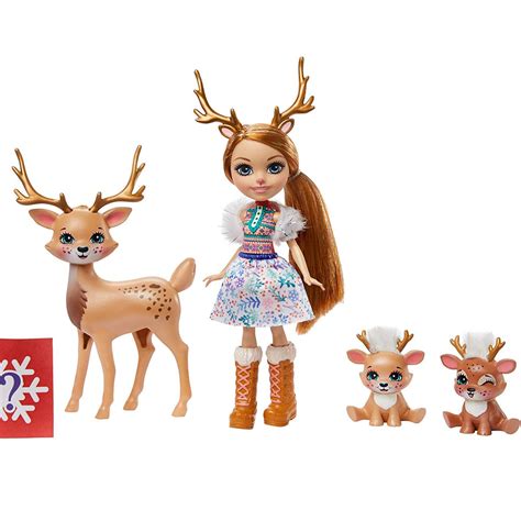 Энчантималс с сюрпризом Семья северных оленей Рейни Enchantimals Family ...