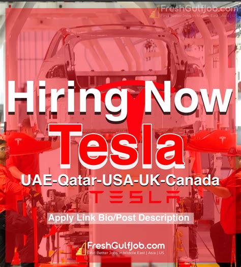 Tesla Jobs UAE USA UK Canada 2024