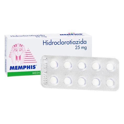 Hidroclorotiazida 25 Mg 30 Tabletas Mp Farmaprime