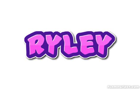 Ryley Logo | Free Name Design Tool from Flaming Text