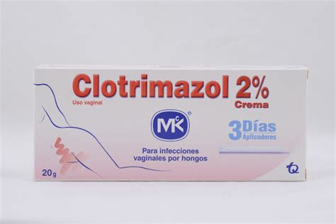 Clotrimazol MK Crema Vaginal 2 Tubo X 20 Gramos