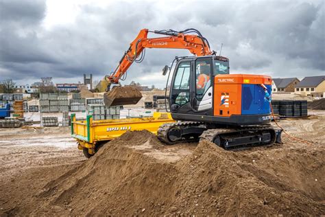 Go emission-free with electric excavators from Hitachi Construction ...