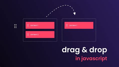 How To Create Drag And Drop Using Html Css And Javascript Drag And Drop