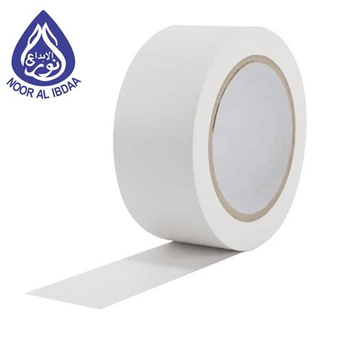 Pipe Wrapping Tape Black White Colour Noor Al Ibdaa