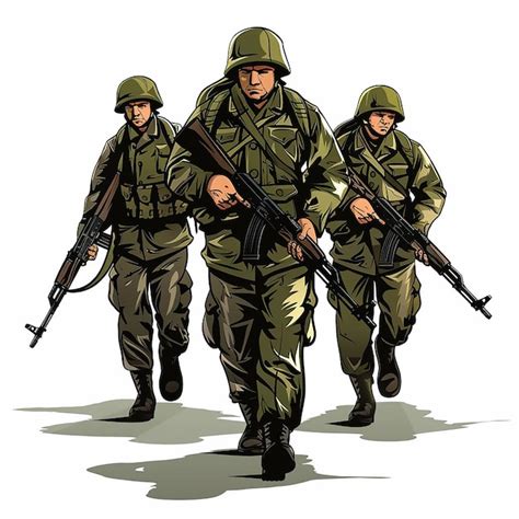 Premium Vector Modern Soldiers