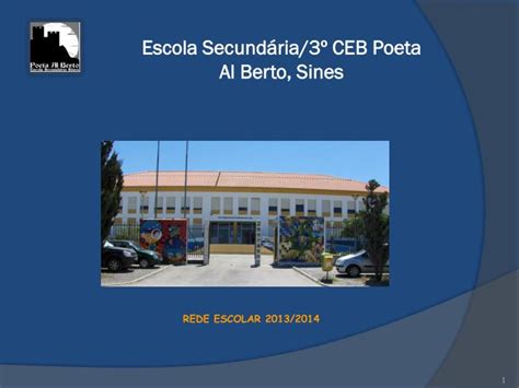 Ppt Escola Secund Ria Ceb Poeta Al Berto Sines Powerpoint