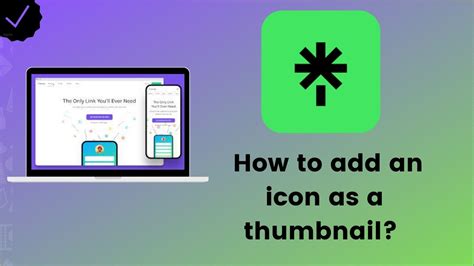 How To Add An Icon As A Thumbnail On Linktree Youtube