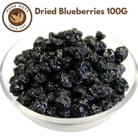 NUDE NUTS Organic Dried Blueberries 100G Daraz Lk