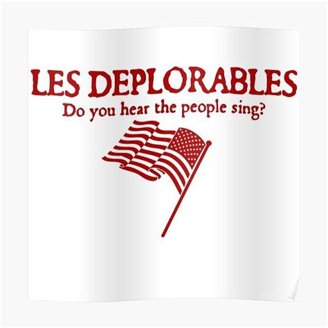 Les Deplorables Poster For Sale By Atlanteanarts Redbubble