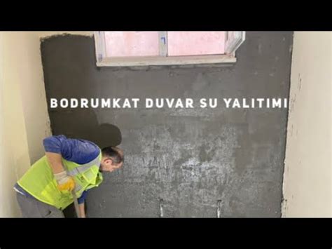 Bodrum Kat Duvar Su Yalıtımı YouTube