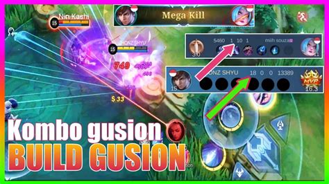 Tips Kombo Gusion One Hit Lawan Karina Junggler Build Gusion Mobile