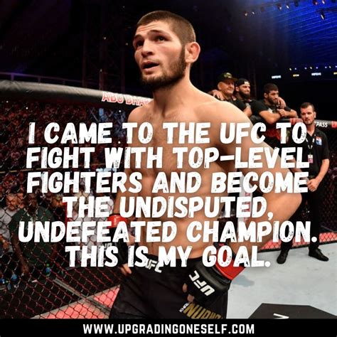 Khabib quotes (9) - Upgrading Oneself