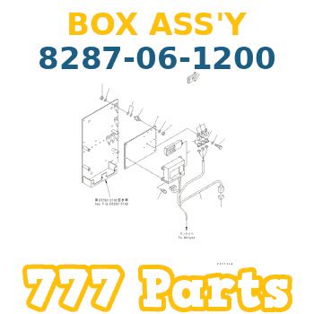 8287 06 1200 Komatsu BOX ASS Y