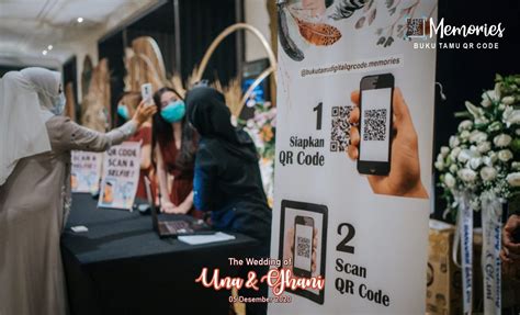 Una Ghani Memories Undangan Dan Buku Tamu Digital Qr Code With Selfie