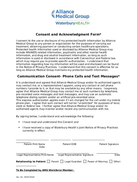 Jot Ined Consent For Use And Disclosure Of Health