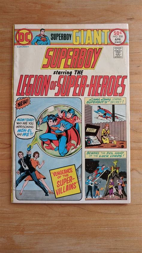 Superboy Starring The Legion Of Super Heroes G Vg Mike Grell