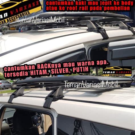 Jual Paket Roof Rack Cross Bar Rack Rak Atas Mobil Oval Mobil Grand Max