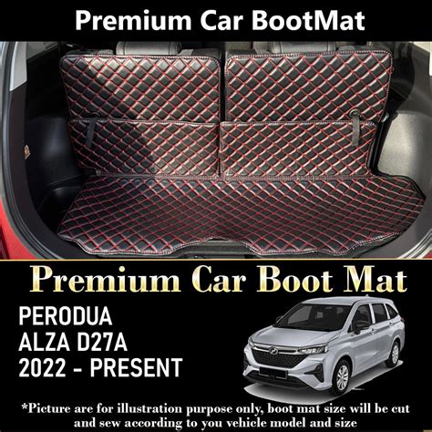 PERODUA ALZA D27A 2022 2023 2024 Boot Mat Car Boot Carpet VIP Boot Tray