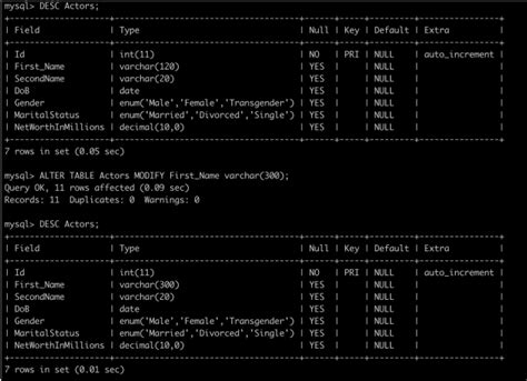 Mysql Alter Table Modify Column Type Example Elcho Table