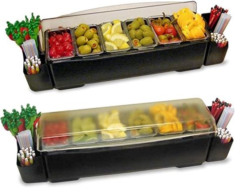 Roll Top Chilled Condiment Holder And Garnish Station Cc0008 6pint