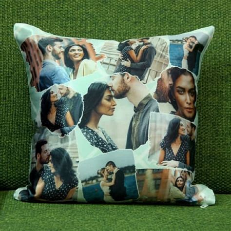 Printed Square Custom Poly Cotton Sublimation Cushion Size X Inch