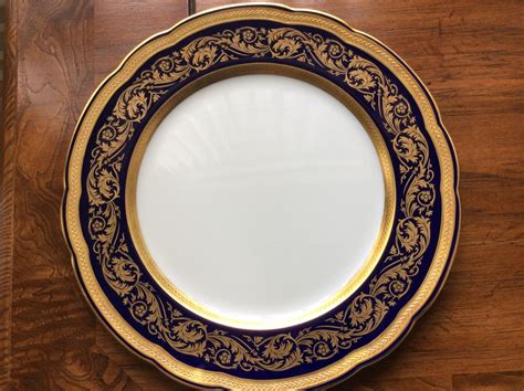 Bernardaud Dinner Plate Vendome Cobalt Blue Ebay