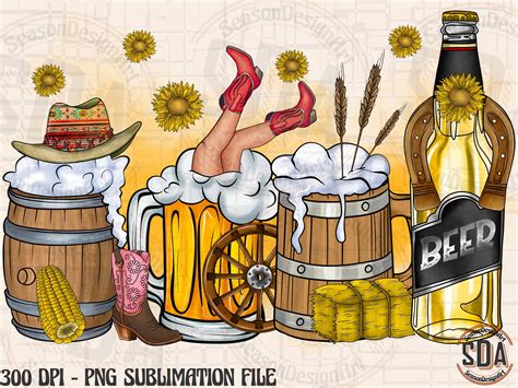 Western Drink Png, Cowgirl Drink, Cowboy Drink, Sublimation Design
