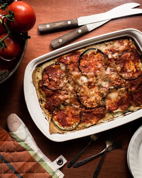 Eggplant Lasagna Recipe with Ricotta and Herbs