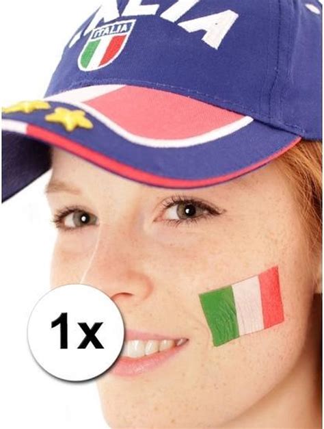 Landen Vlag Tattoo Italie Bol