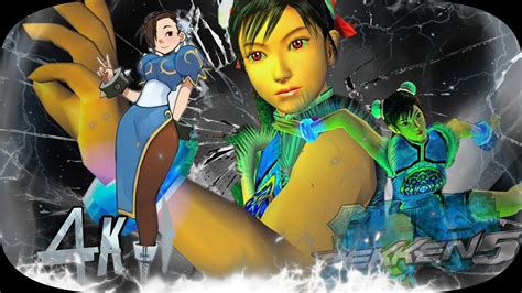 Xiaoyu Chun Li Blue Outfit Tekken Remastered Ultra Hard Widescreen