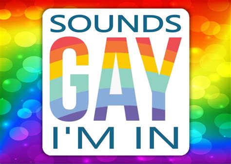 Lgbtq Sticker Sounds Gay I M In Etsy