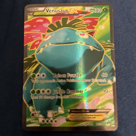 Venusaur EX 141 146 Full Art Ultra Rare Holo Pokemon XY Base Set HP DMG