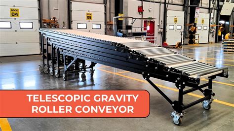 Telescopic Gravity Roller Conveyor Youtube