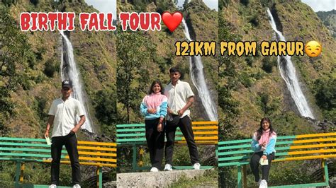 birthi falluttarakhand  waterfall bikelover couple youtube