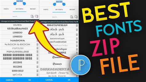 New Fonts Zip File In Pixellab How To Add Fonts In Pixlab Stylish