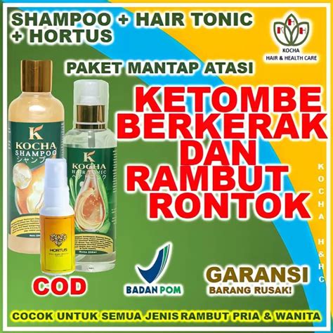 Hair Tonik Shampo Hortus Obat Untuk Penyubur Penumbuh Rambut Rontok