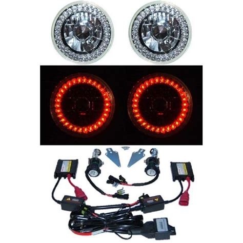 Octane Lighting H H Red Led Angel Eye Halo Turn Signal