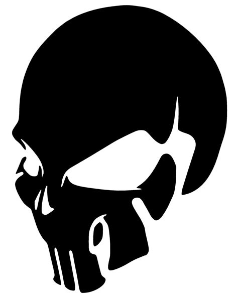 SKULL Punisher Vinyl Decal Sticker Window Wall Car Bumper