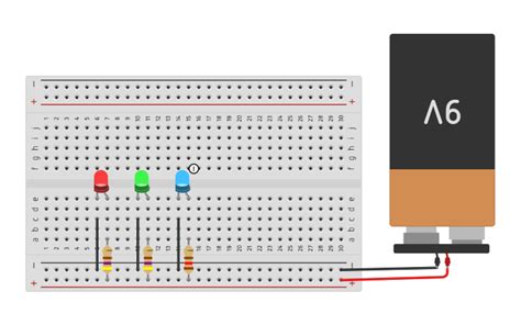 Circuit Design Circuito Paralelo Tinkercad