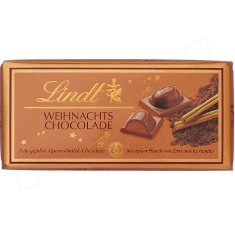 Lindt Weihnachts Chocolade 100g Schokolade 24 Tafeln Weihnachten