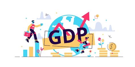 Premium Vector Gdp Illustrationflat Tiny Persons Concept With Gross