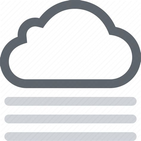 Cloud Cloudy Dust Fog Foggy Haze Mist Weather Icon