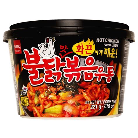 Wang Buldak Stir Fried Udon Extremely Spicy And Smoky Pack Of 6