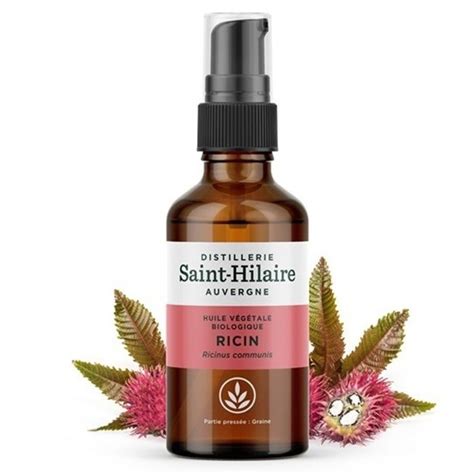 Huile végétale de Ricin Bio De Saint Hilaire 50ml Cdiscount Santé